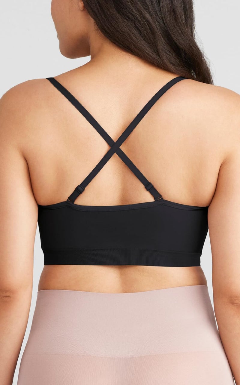 Yummie Women's Peyton Contour Strapless Convertible Bra, Black, Small - Image 2